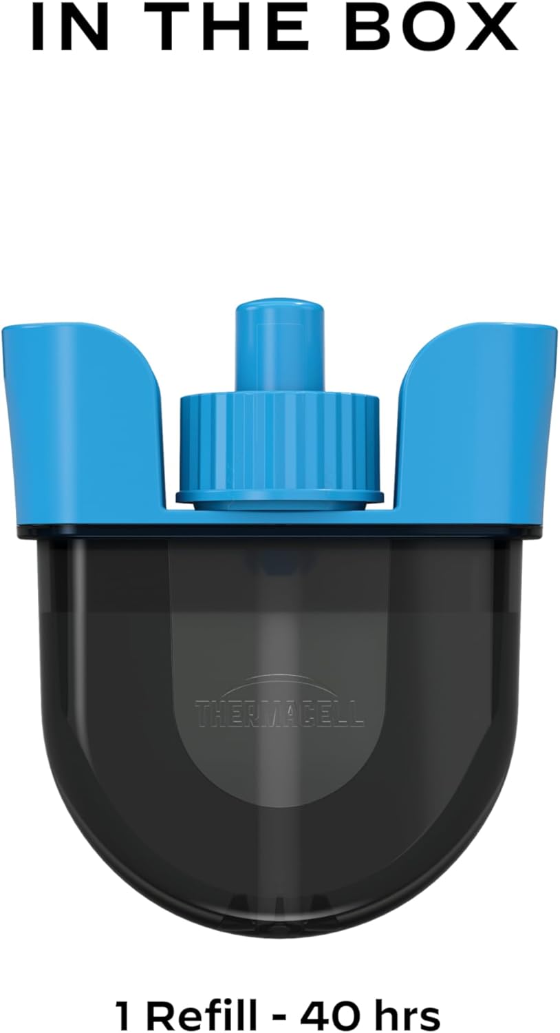 Thermacell Rechargeable Mosquito Repeller Refills; Advanced Repellent Formula Provides 20 Foot Protection Zone; Compatible with Thermacell E-Series & Radius Only; No DEET, Spray or Flame