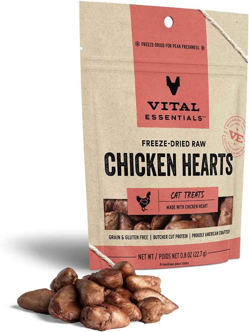 Vital Essentials Minnows Cat Treats, 0.5 oz | Freeze-Dried Raw | Single Ingredient | Grain Free, Gluten Free, Filler Free