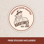 Handcrafted Black Pepper Beef Jerky 8 oz Jar