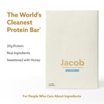 Jacob Bar, 9-count Vanilla Protein Bars with 20g Grass-Fed Protein