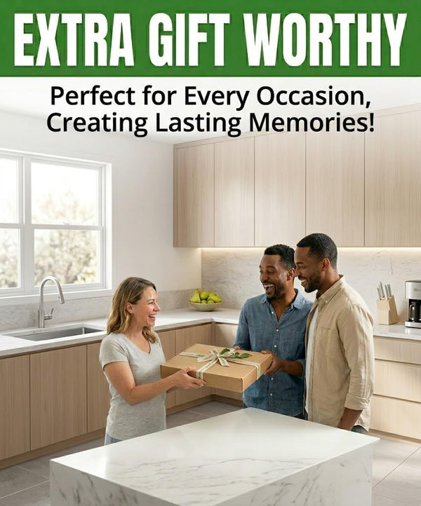 Extra Large Bamboo Cutting Board with Vertical Grain Strength Technology