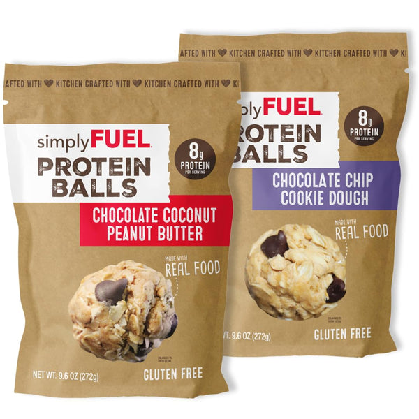 simplyFUEL Whole-Food Protein Balls, 8g Protein, Gluten-Free, 9.6 oz