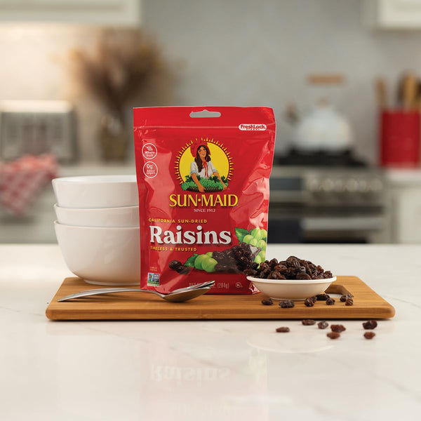 Sun-Maid California Sun-Dried Raisins - 2 Pack, 32 oz Resealable Bag - Healthy Dried Fruit Snack