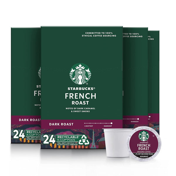 Starbucks Italian Roast Coffee K-Cup Pods, Dark Roast, 100% Arabica, 20 K-Cups