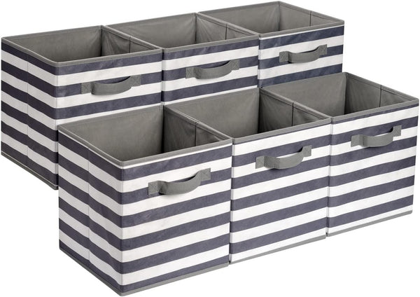 Amazon Basics Collapsible Fabric Storage Cubes Organizer with Handles