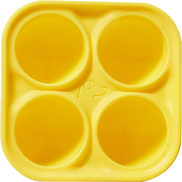 WOOF Pupsicle Treat Tray Mold, Large 25-75lbs, Silicone, Dishwasher Safe, Reusable, Freeze Refill, Dog Treats, Pupsicle Toy