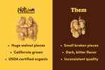 Organic English Walnuts, 2 Pound Bag, Raw, No Shell, Vegan, Gluten-Free, Kosher Pareve