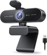 emmeet c60e 4k webcam streaming wide-angle telephoto cameras 11x hybrid zoom pdaf autofocus rgb lighting