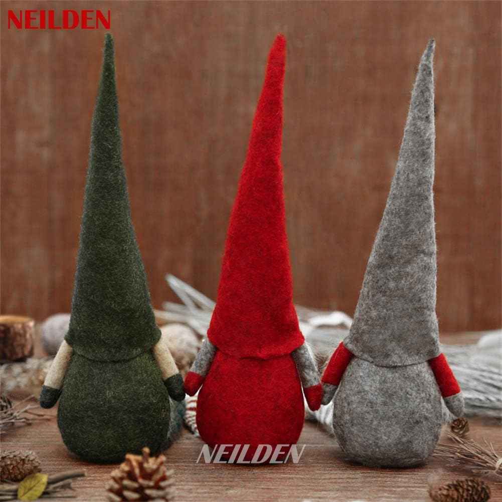 3pcs New Christmas Decoration Long Legs Rudolph Doll Christmas Children Gift Hotel mall Window Decoration