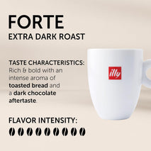 Illy Forte K Cup Coffee Pods, 10 Count, 100% Arabica Beans, Keurig Compatible