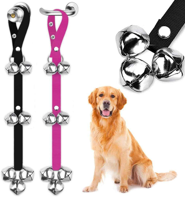 BLUETREE Dog Doorbells Premium Quality Training Potty Great Dog Bells Adjustable Door Bell Dog Bells for Potty Training Your Puppy The Easy Way - 7 Extra Large Loud 1.4 DoorBells