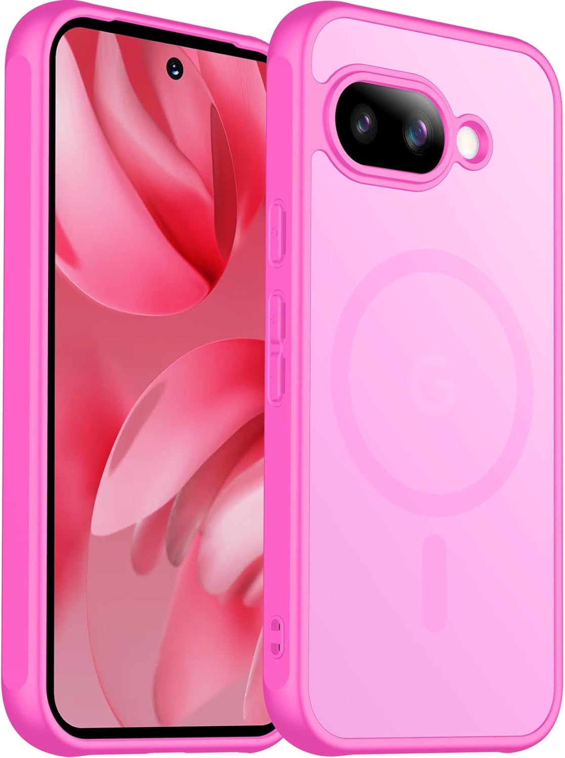 SPIDERCASE Magnetic Case for Google Pixel 10 Pro XL, Military Grade | Slim Translucent Matte | Drop Protection | Shockproof | Anti-Fingerprint | Black