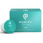 Purity Coffee FLOW Original Medium Roast K Pod Capsules 12ct Box Specialty-Grade USDA Organic Arabica Blend