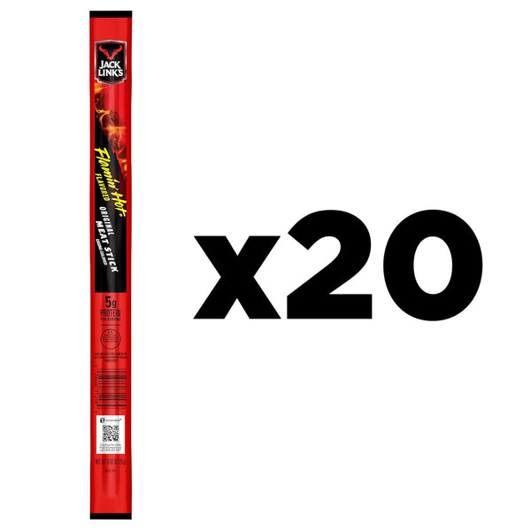 Frito Lay Jack Link's Meat Sticks Flamin' Hot Pack of 20