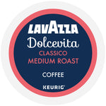 Lavazza Dolcevita Classico single-serve coffee pods for Keurig K-cup machines, medium roast, 60-count box