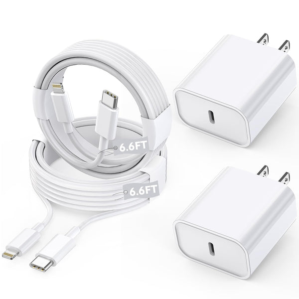 45W Apple USB C Charger Fast Charging for iPhone 17/16/15, 2Pack 6FT USB C to C Cable Cord Quick iPhone Charger Block for Apple 17/17 Pro/17 Pro Max/Air/16/16 Pro/16 Pro Max/16 Plus/15/15 Pro Max/iPad