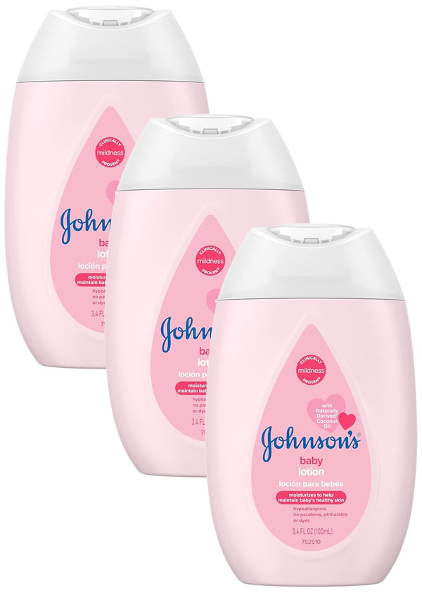 johnsons baby lotion with coconut oil aloe vera vitamin b5 72hr hydration