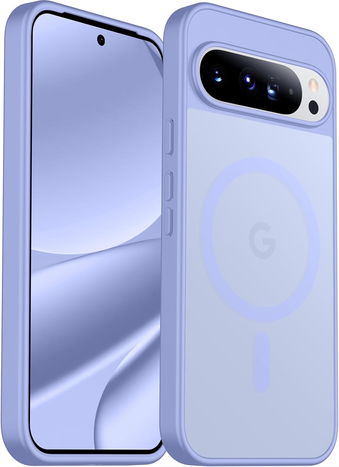 SPIDERCASE Magnetic Case for Google Pixel 10 Pro XL, Military Grade | Slim Translucent Matte | Drop Protection | Shockproof | Anti-Fingerprint | Black
