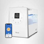 levoit lv600s warm cool mist humidifier for home bedroom large room, 6l coverage, easy top fill, app voice control