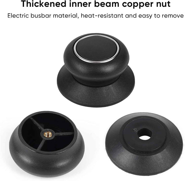 Durable Bakelite Pot Lid Knob for Easy Installation and Heat Resistance