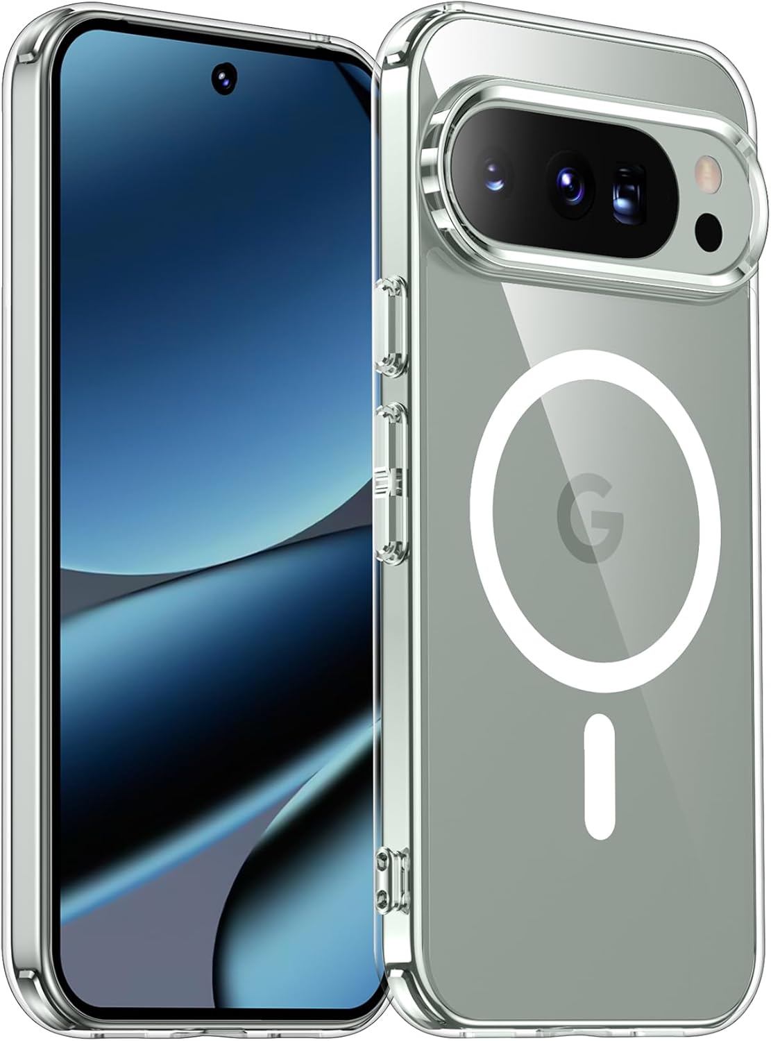 SPIDERCASE Magnetic Case for Google Pixel 10 Pro XL, Military Grade | Slim Translucent Matte | Drop Protection | Shockproof | Anti-Fingerprint | Black