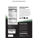 Terrasoul Superfoods Organic Pumpkin Seeds, 16oz - Raw, Unsalted, Superfood for Snacking & Salad Boost