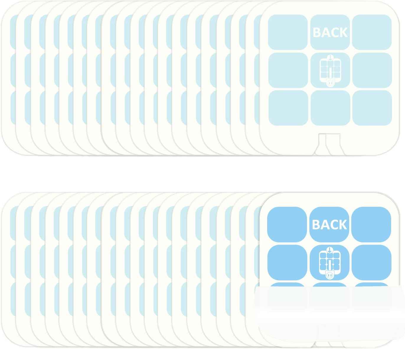 40 Pack Refill Glue Cards Compatible with Safer Home SH502 and Dynatrap DT3005W Dot Indoor Fly Trap Plug-in Insect Trap Replacement Sticky Glue Boards