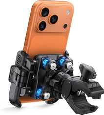 Lamicall Motorcycle Bike Phone Mount - [Upgrade Vibration Dampener] [Camera Friendly] Bike Phone Holder Handlebar Clamp, Bicycle Cell Phone Mount, iPhone 17 16 Pro Max, Galaxy S25 Ultra, 6-7.2" Phones