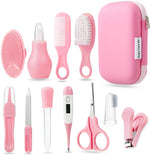 PandaEar Baby Blue Safety Kit for Newborns and Toddlers with Comb, Brush, and More
