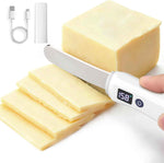 Heated Butter Knife, Smart Stainless Steel Electric Butter Spreader for Hard Butter, Cheese, Peanut Butter, Jam & Honey, Adjustable Heat (131℉/158℉), Rechargeable USB Kitchen Gadget Butter Knives