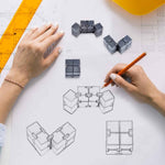 Infinity Cube Sensory Fidget Toy, 3x3 Mini Gadget for Stress Relief and Anxiety