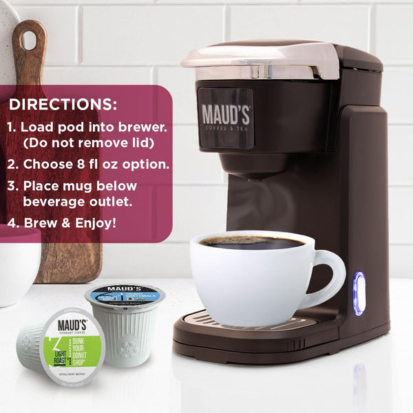 Maud's Original Coffee Pods Variety Pack, 80-count, 9 Assorted Roasts, Compatible with Keurig K Cups Maker