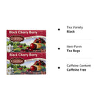 Celestial Seasonings Black Cherry Berry Tea Bags, 20 Count, Pack of 2