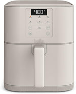 bella 4Qt Slim Air Fryer, Fits-anywhere™ Kitchenware, EverGood™ Ceramic Nonstick Coating, Adjustable Temperature, 6 Preset Cooking Options, 60 Min Auto Shutoff w Audible Tone, 3.3lb Capacity, Plum