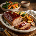 Amazon Kitchen, Turkey Meatloaf with BBQ Sauce, Single Serve Meal, 12.5 Oz