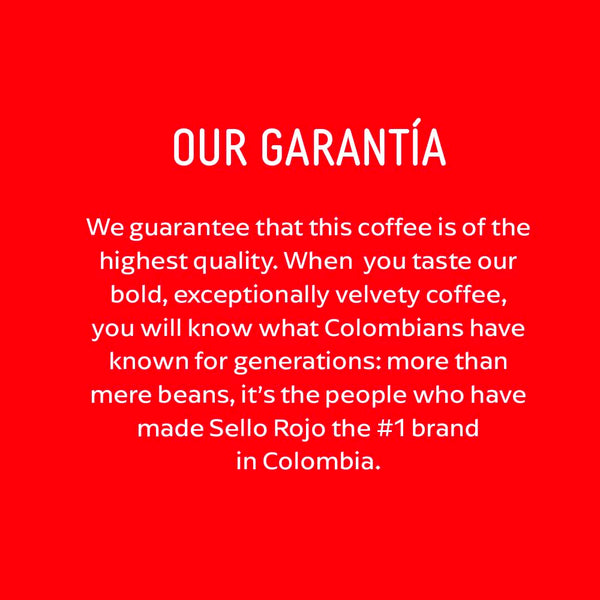 Sello Rojo Espresso Brick - Bold & Flavorful Colombian Ground Coffee, 10 oz