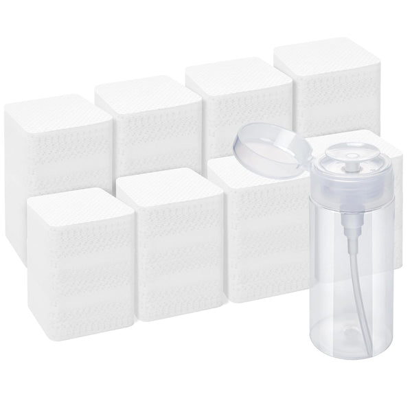 Lint Free Nail Wipes 540PCS Super Absorbent Soft Nail Polish Remover Wipes for Fingernail Eyelash Extension