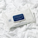 Clean Skin Club XL Premium fragrance-free face wipes, extra moist makeup remover w/ exfoliating side, (30 Ct)