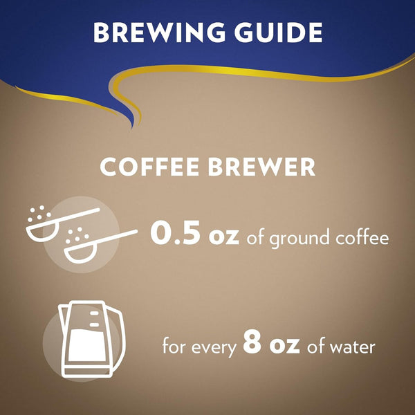 Lavazza medium roast ground coffee, Arabica and Robusta blend, 32 oz bag for drip and espresso preparations