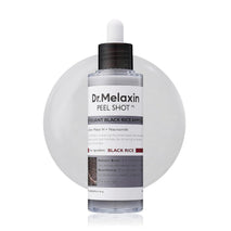 Dr.Melaxin peel shot glow black rice peeling ampoule 80ml gentle exfoliating korean skincare