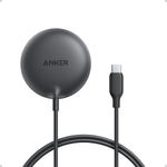 Anker Zolo Magnetic Wireless Charger, Qi2 Certified 15W MagSafe-Compatible Wireless Charging Pad, for iPhone 17/16/15 Series, AirPods, and More (Not for Pixel, Adapter Not Included) (Black, 2 Pack)