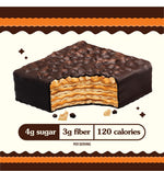 Rip Van Nutty Crunch Dark Choco Peanut Butter Wafer snack, 16 count, individually wrapped