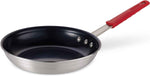 Tramontina Professional 10-Inch Non Stick Frying Pan, Heavy-Gauge Aluminum Skillet with Reinforced Nonstick Coating, Red Handle, Dishwasher and Oven Safe