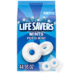 life savers pep-o-mint peppermint hard candies party size bulk individually wrapped 44.93 oz bag