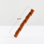 SmartBones Stuffed Twistz with Peanut Butter, Rawhide-Free Dog Chews - Pork Flavor, 6 Twistz, Easy to Digest