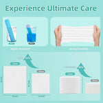 Ditoi Ultra Soft Disposable Face Towels, 10x12 inches, 50 count, Plant Fiber, Sensitive Skin