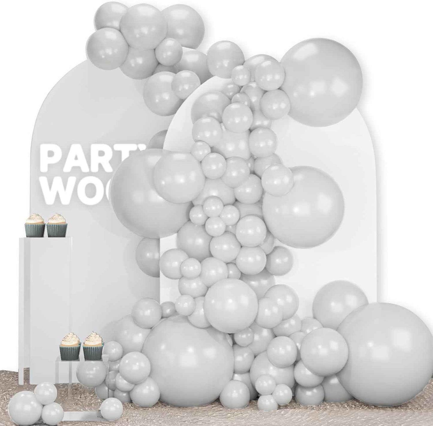 PartyWoo Gold Balloons 140pcs Different Sizes of 18 12 10 5 Inch Gold Balloon Arch Kit Garland for Birthday Wedding Anniversary Baby Shower Graduation Retirement Casino Party Decorations Gold-G101