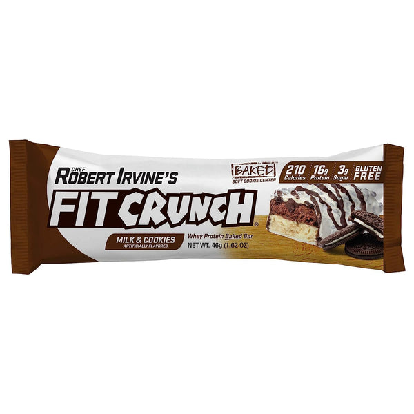 FITCRUNCH Snack Size Protein Bars, 6-Layer Baked, Gluten Free, Soft Cake Core, 9 Count, Flavor Lovers
