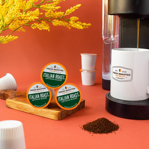 Italian Roast Dark Coffee K-Cup Pods for Keurig Brewers, 96 Count Loose Pack