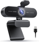 emmeet c60e 4k webcam streaming wide-angle telephoto cameras 11x hybrid zoom pdaf autofocus rgb lighting
